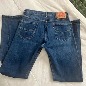 Levi's Dark Blue Women’s Straight Jeans